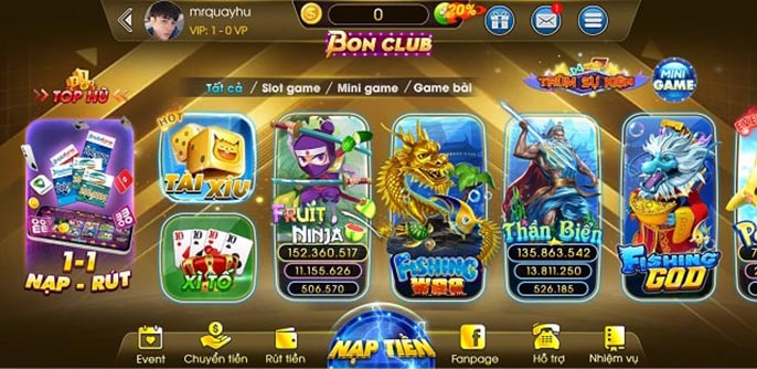 Bonclub là sự lựa chọn tuyệt vời đối với cộng đồng game thủ Việt